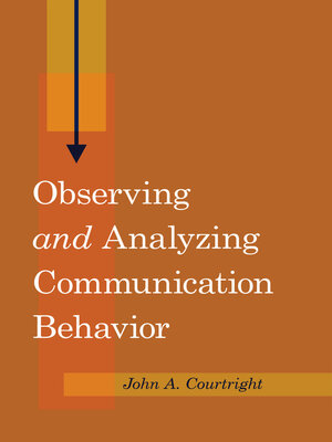 cover image of Observing «and» Analyzing Communication Behavior